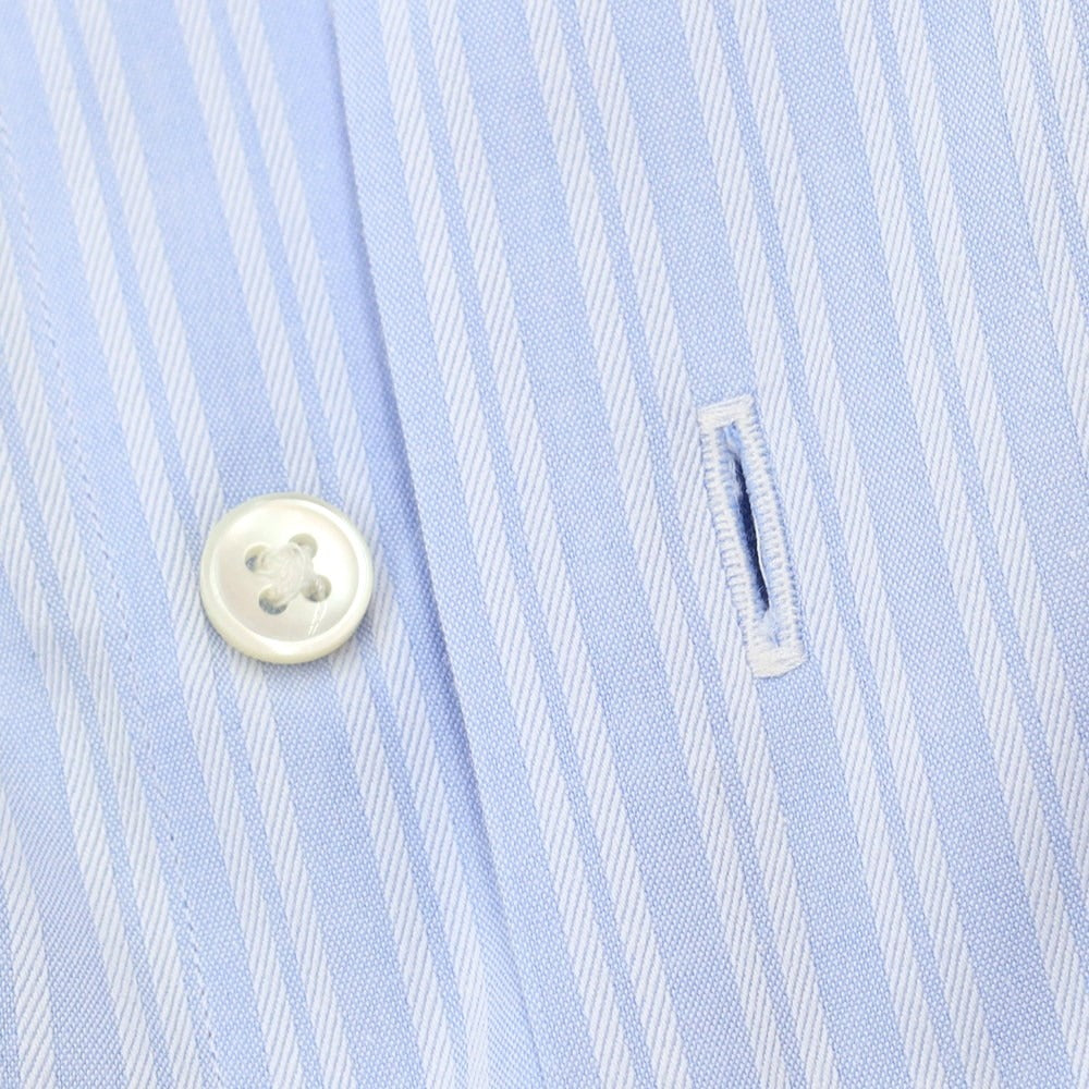 【中古】メイカーズシャツ カマクラ Makers Shirt 鎌倉 ドレスシャツ
 ライトブルーxホワイト【サイズ39-83】【BLU】【S/S/A/W】【状態ランクC】【メンズ】
【769873】 EPD