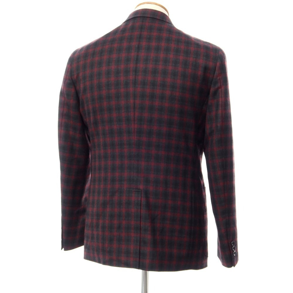 【中古】グリーンレーベルリラクシング green label relaxing カジュアルジャケット
 チャコールグレーxレッド【サイズL】【GRY】【A/W】【状態ランクA】【メンズ】
【778776】 BPD