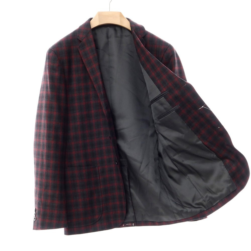 【中古】グリーンレーベルリラクシング green label relaxing カジュアルジャケット
 チャコールグレーxレッド【サイズL】【GRY】【A/W】【状態ランクA】【メンズ】
【778776】 BPD