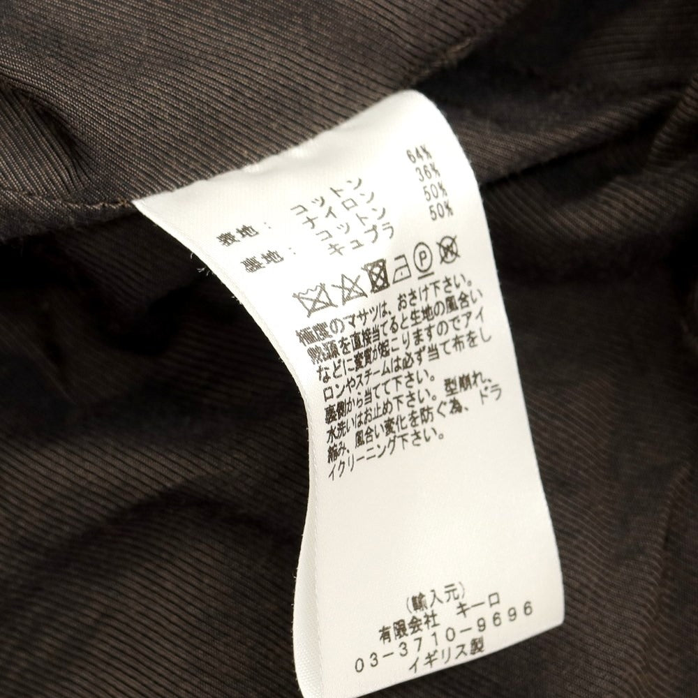 【中古】スタジオニコルソン STUDIO NICHOLSON ステンカラーコート
 オリーブ【サイズS】【GRN】【S/S】【状態ランクB】【メンズ】
【769797】 EPD