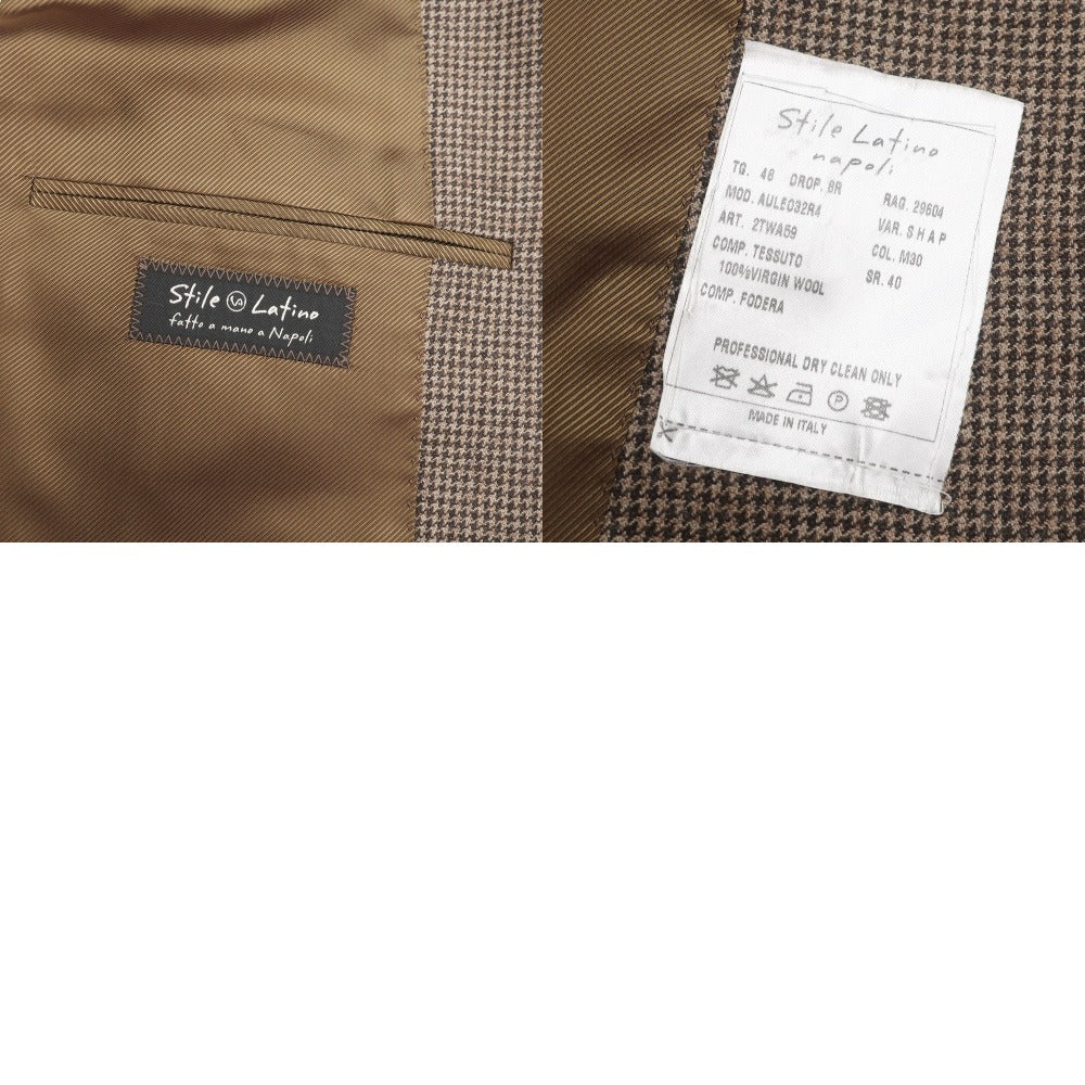 【新品アウトレット】スティレ ラティーノ STILE LATINO 3つボタンスーツ
 ブラウン【サイズ48】【BRW】【A/W】【状態ランクN-】【メンズ】
【778897】 BPD