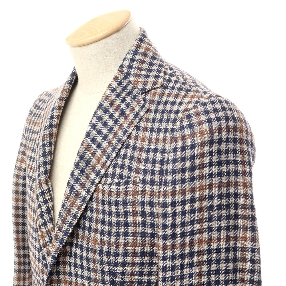 【新品】スティレ ラティーノ STILE LATINO カジュアルジャケット
オフホワイトxネイビーxブラウン【サイズ42】【BEI】【S/S】【状態ランクN】【メンズ】
【769772】 DPD