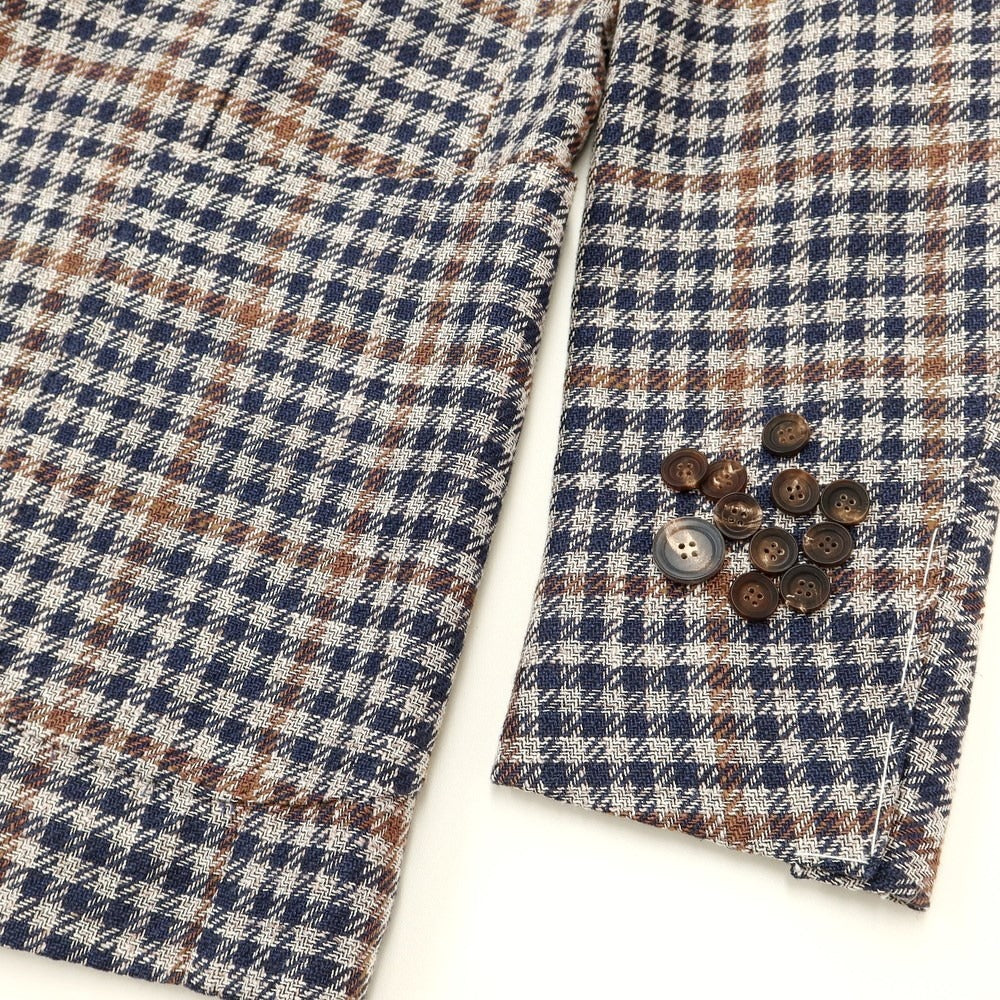 【新品】スティレ ラティーノ STILE LATINO カジュアルジャケット
オフホワイトxネイビーxブラウン【サイズ42】【BEI】【S/S】【状態ランクN】【メンズ】
【769772】 DPD