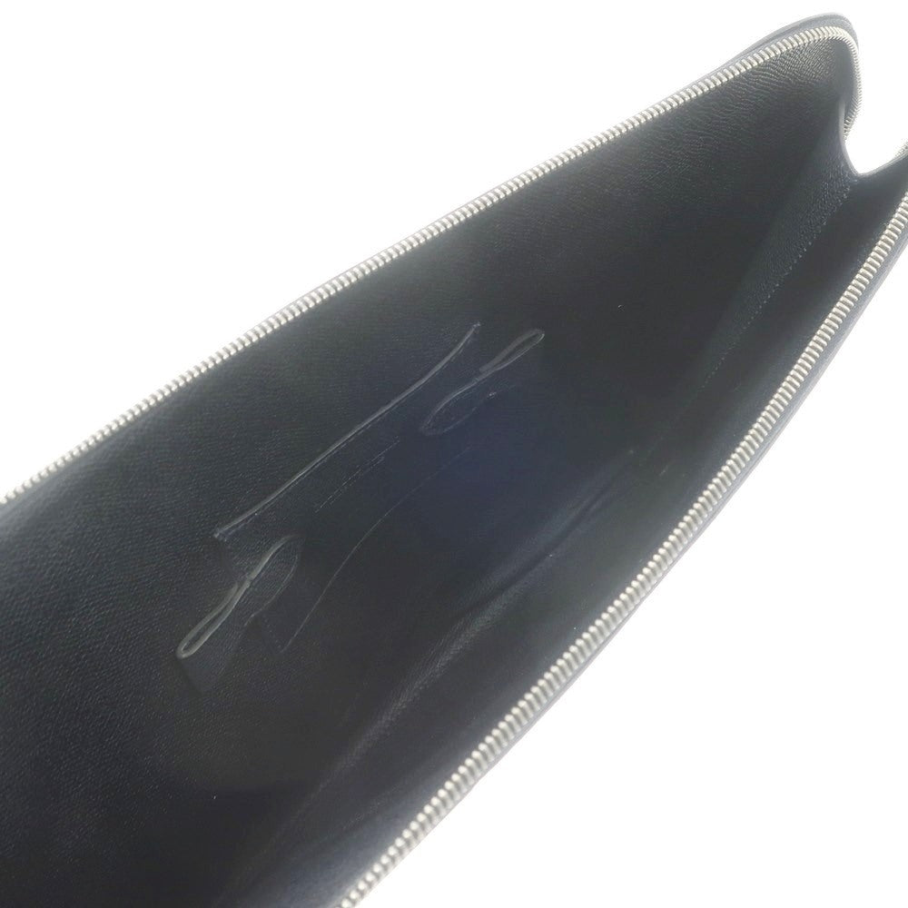 【中古】シャンボール セリエ CHAMBORD SELLIER サフィアーノレザー クラッチバッグ ダークネイビー【W36.5xH27】【NVY】【S/S/A/W】【状態ランクB】【メンズ】【768969】 APD