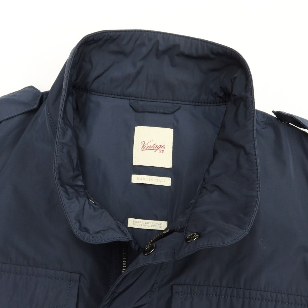 【中古】ヴィンテージフィフティーファイブ VINTAGE55 ポリエステル 中綿 M-65 ミリタリージャケット ネイビー【サイズ46】【NVY】【A/W】【状態ランクC】【メンズ】【768968】 BPD