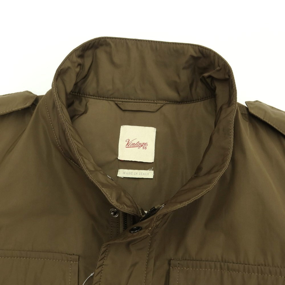 【中古】ヴィンテージフィフティーファイブ VINTAGE55 ポリエステル 中綿 M-65 ミリタリージャケット オリーブ【サイズ46】【GRN】【A/W】【状態ランクB】【メンズ】【768898】 BPD