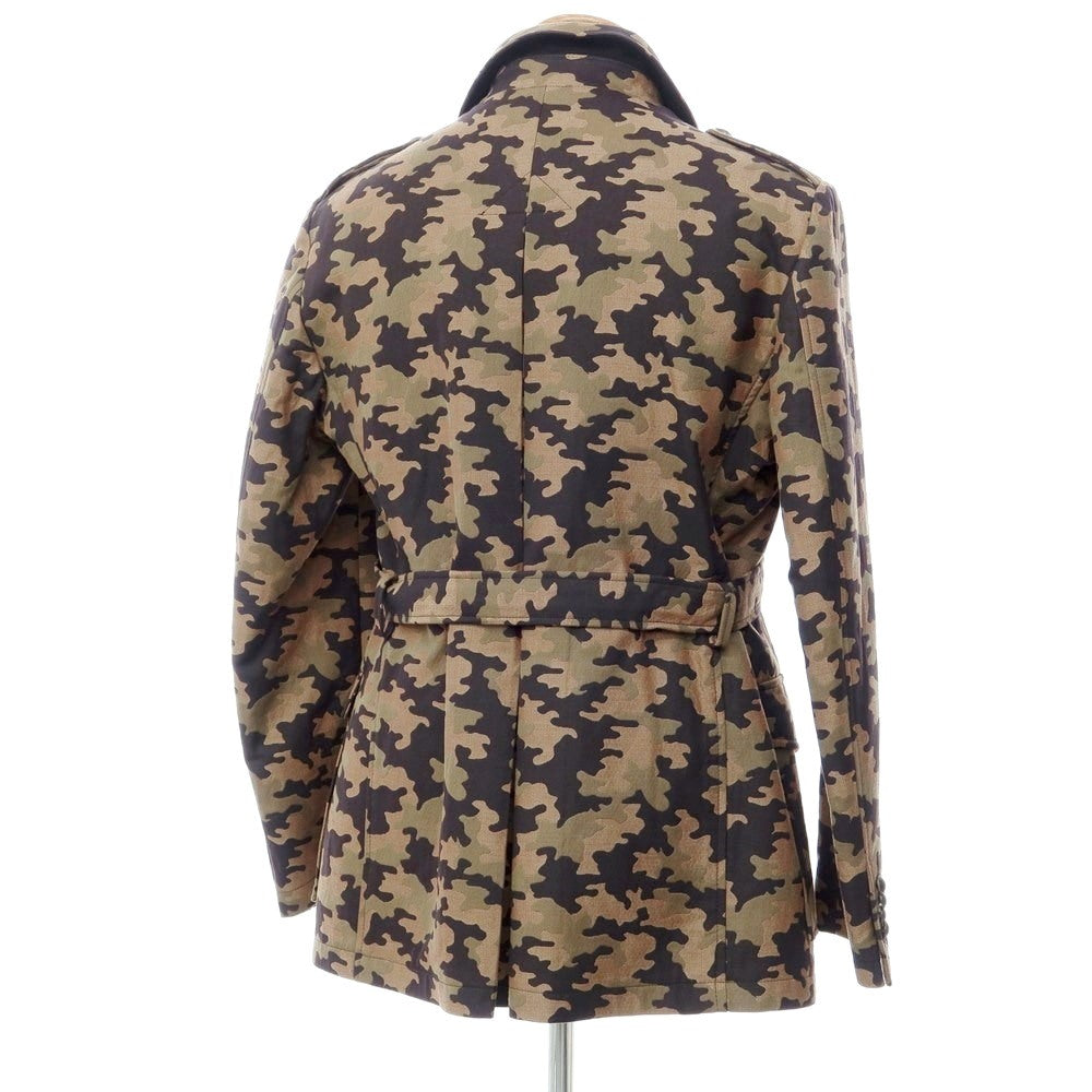 【新品】タリアトーレ ピーノレラリオ TAGLIATORE PINO LERARIO ミリタリージャケット
 カーキブラウンxオリーブxブラック【サイズ48】【KAK】【S/S/A/W】【状態ランクN】【メンズ】
【778894】 EPD