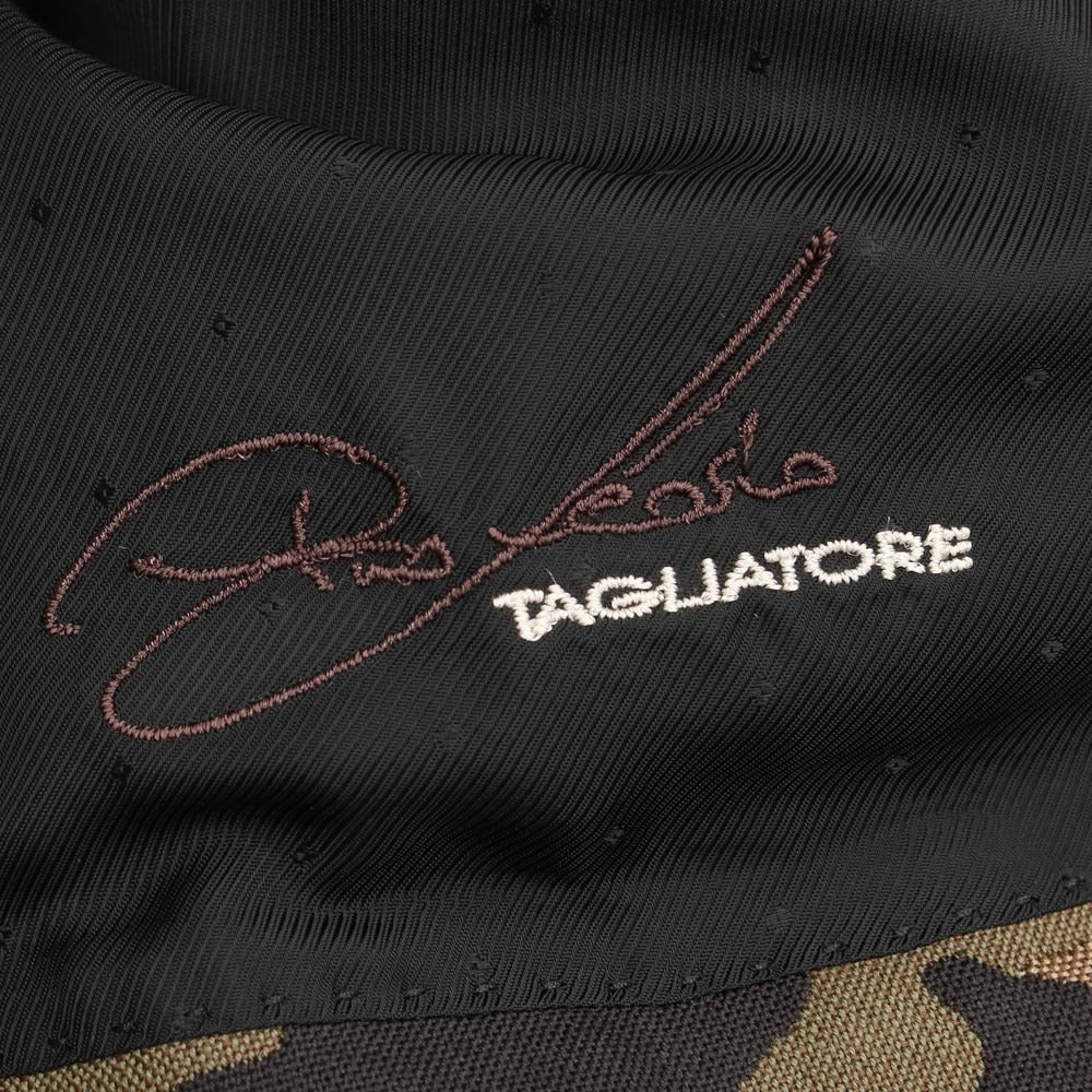 【新品】タリアトーレ ピーノレラリオ TAGLIATORE PINO LERARIO ミリタリージャケット
 カーキブラウンxオリーブxブラック【サイズ48】【KAK】【S/S/A/W】【状態ランクN】【メンズ】
【778894】 EPD