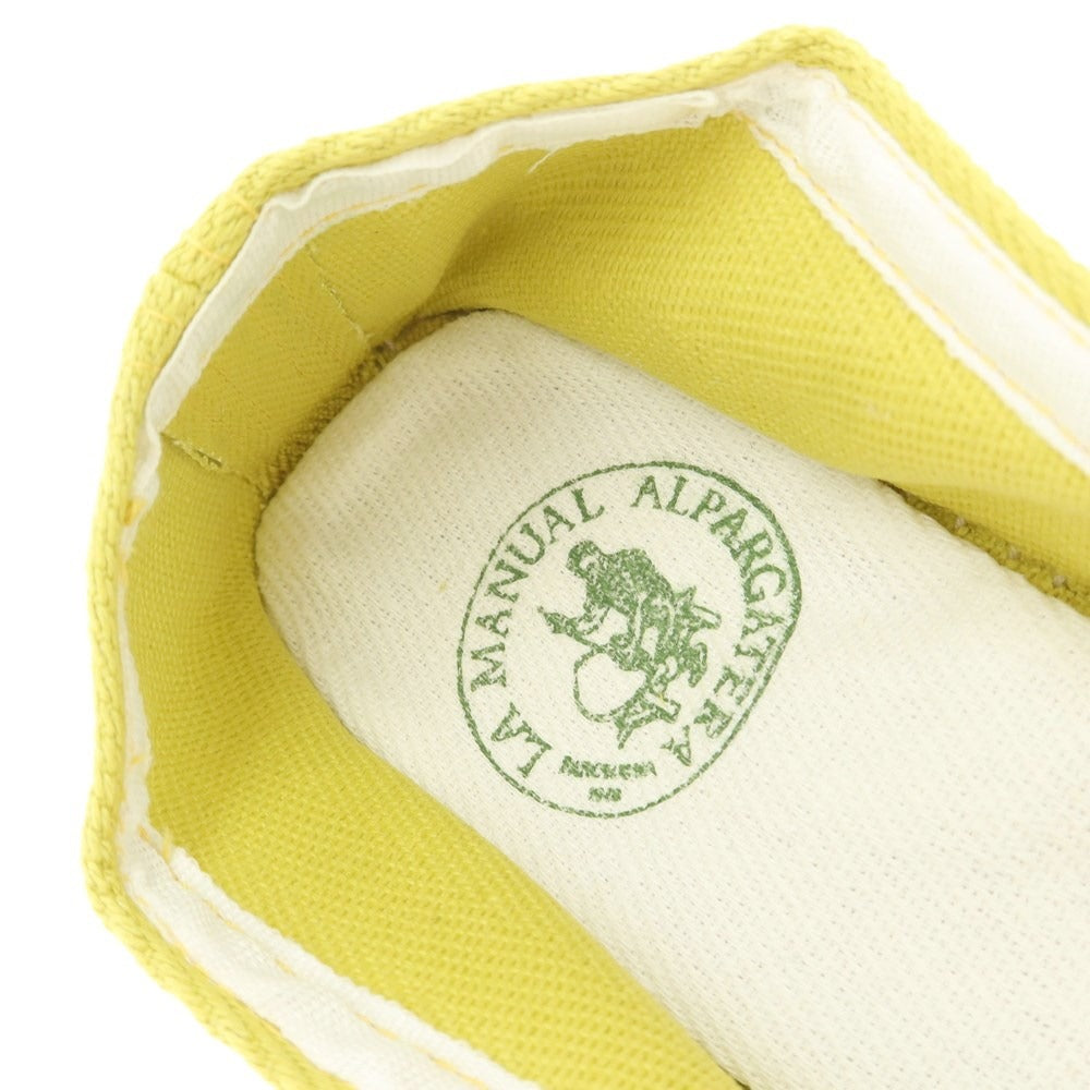【新品】ラ マヌアル アルパルガテラ LA MANUAL ALPARGATERA エスパドリーユ
 イエロー【サイズ43】【YEL】【S/S】【状態ランクN】【メンズ】
【778782】 EPD