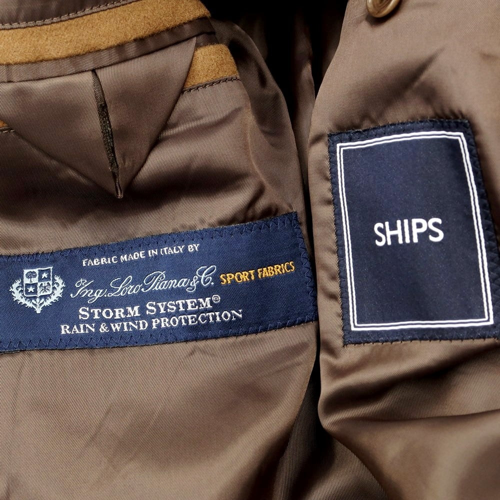 【中古】シップス SHIPS Loro Piana Stom System ステンカラーコート
 ライトブラウン【サイズM】【BRW】【A/W】【状態ランクB】【メンズ】
【778788】 BPD