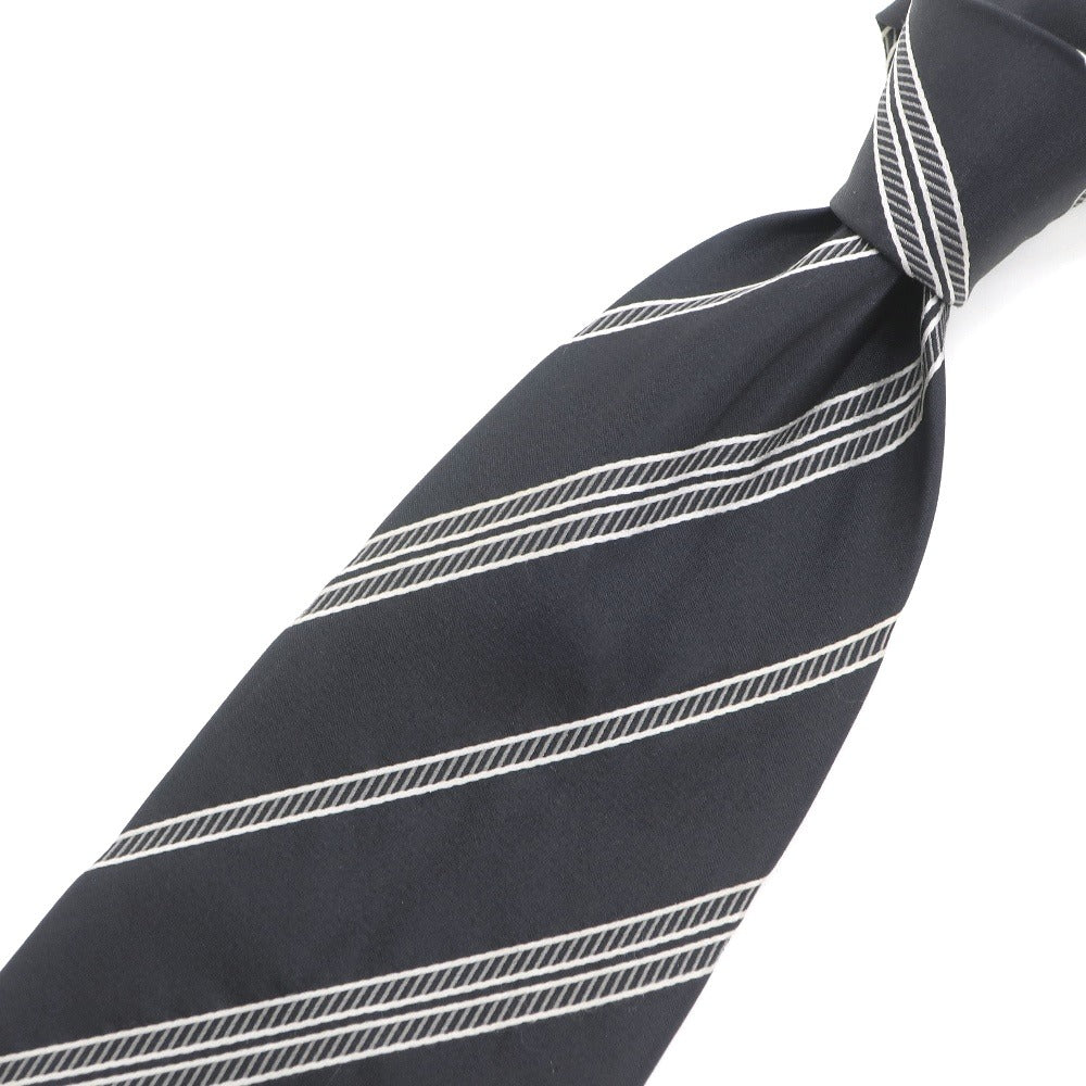 【中古】アルマーニ コレッツォーニ ARMANI COLLEZIONI ストライプ柄ネクタイ
 ブラック【BLK】【S/S/A/W】【状態ランクB】【メンズ】
【778790】 APD