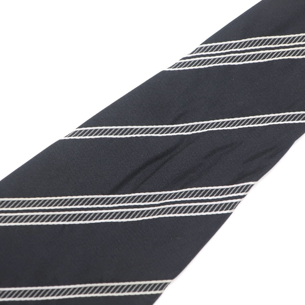 【中古】アルマーニ コレッツォーニ ARMANI COLLEZIONI ストライプ柄ネクタイ
 ブラック【BLK】【S/S/A/W】【状態ランクB】【メンズ】
【778790】 APD