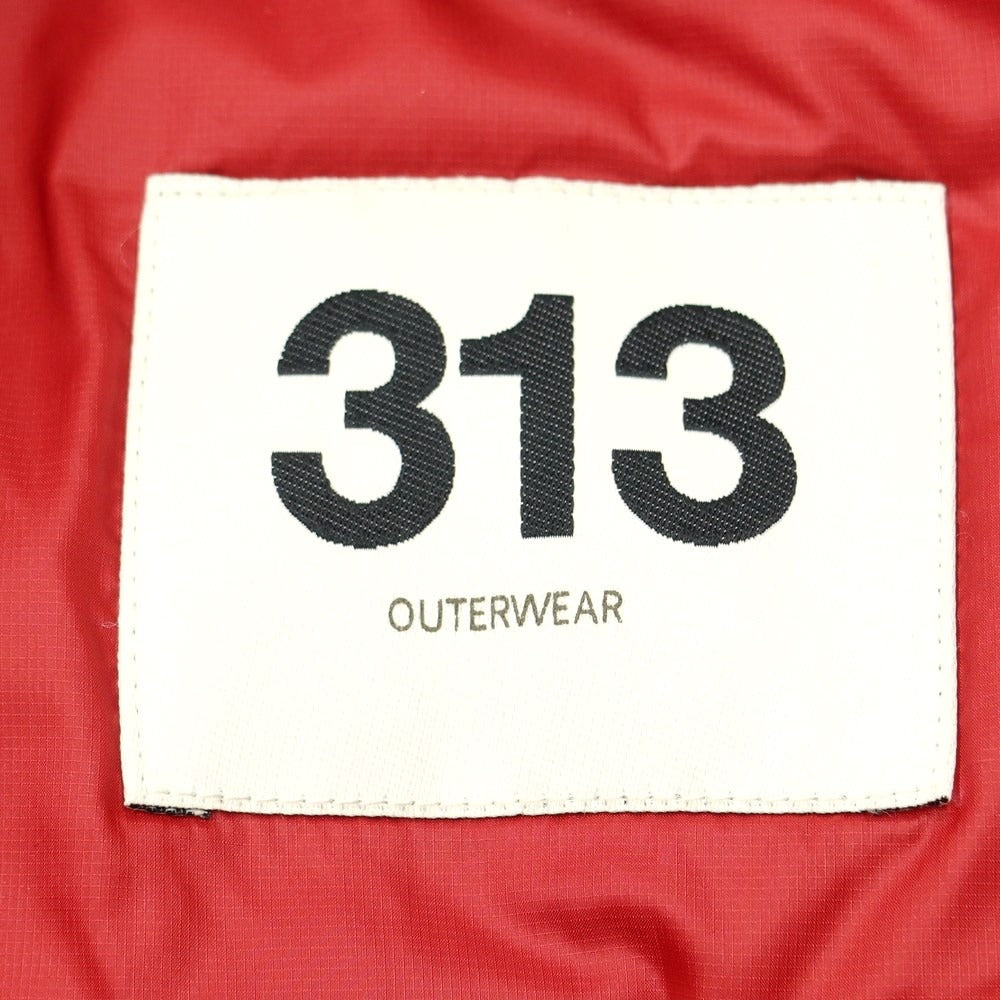 【中古】【未使用】313 トレウーノトレ 313・TREUNOTRE ナイロン ダウンジャケット オリーブ【サイズ48】【GRN】【A/W】【状態ランクS】【メンズ】【768893】 BPD