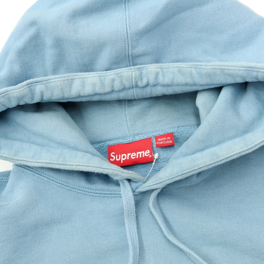 【中古】シュプリーム Supreme 18AW Chainstitch Hooded Sweatshirt パーカー
 ライトブルー【サイズL】【BLU】【A/W】【状態ランクC】【メンズ】
【778780】 BPD