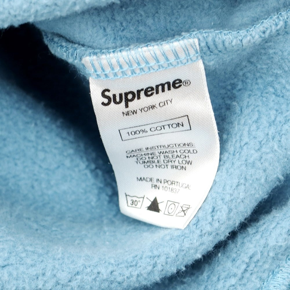【中古】シュプリーム Supreme 18AW Chainstitch Hooded Sweatshirt パーカー
 ライトブルー【サイズL】【BLU】【A/W】【状態ランクC】【メンズ】
【778780】 BPD