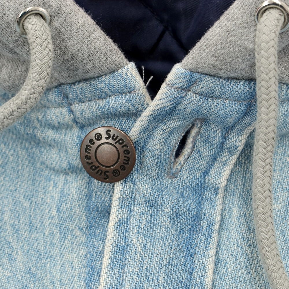 【中古】シュプリーム Supreme 2022年秋冬 Fleece Hooded Denim Shirt パーカー
ライトブルーxグレー【サイズXL】【BLU】【A/W】【状態ランクB】【メンズ】
【769777】 APD