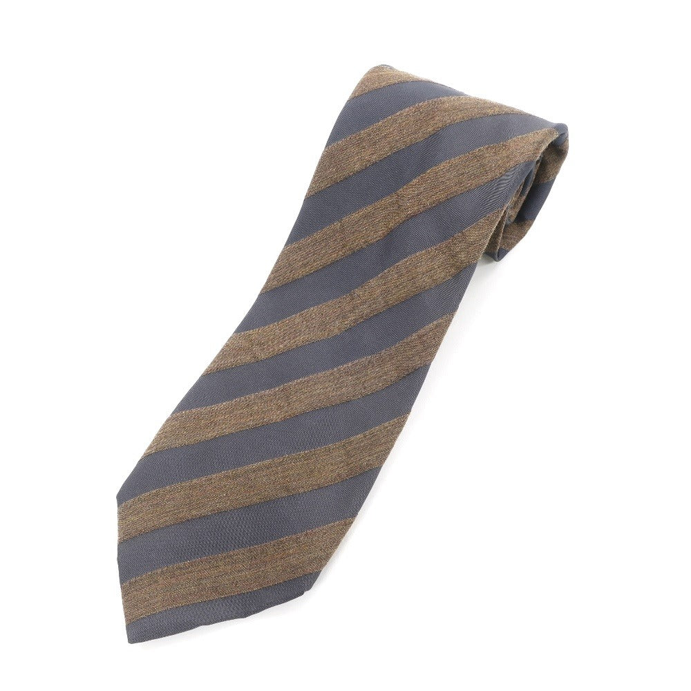 【中古】ジョルジオアルマーニ GIORGIO ARMANI ストライプ柄ネクタイ
ブラウンxダークグレー【BRW】【A/W】【状態ランクB】【メンズ】
【778789】 BPD