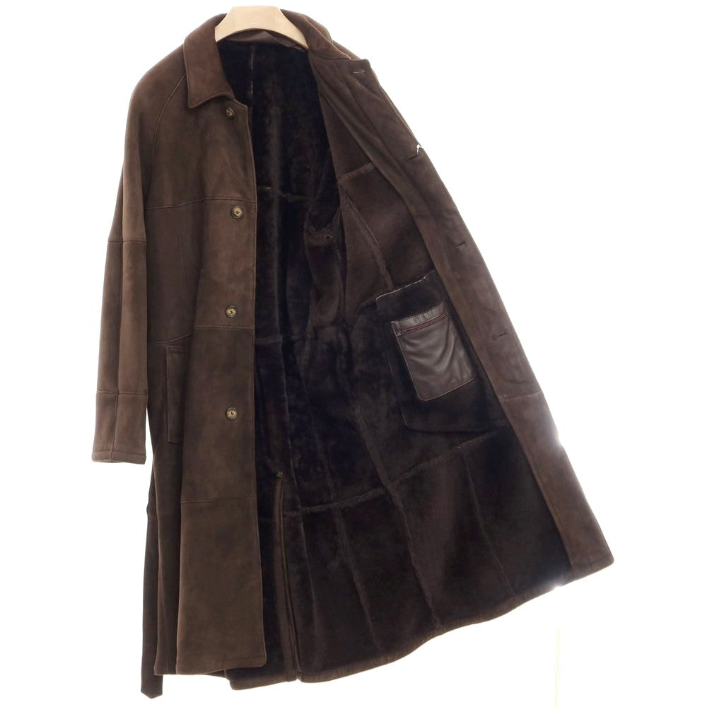 【中古】ブリオーニ Brioni ステンカラーコート
 ダークブラウン【サイズM/50】【BRW】【A/W】【状態ランクB】【メンズ】
【778777】