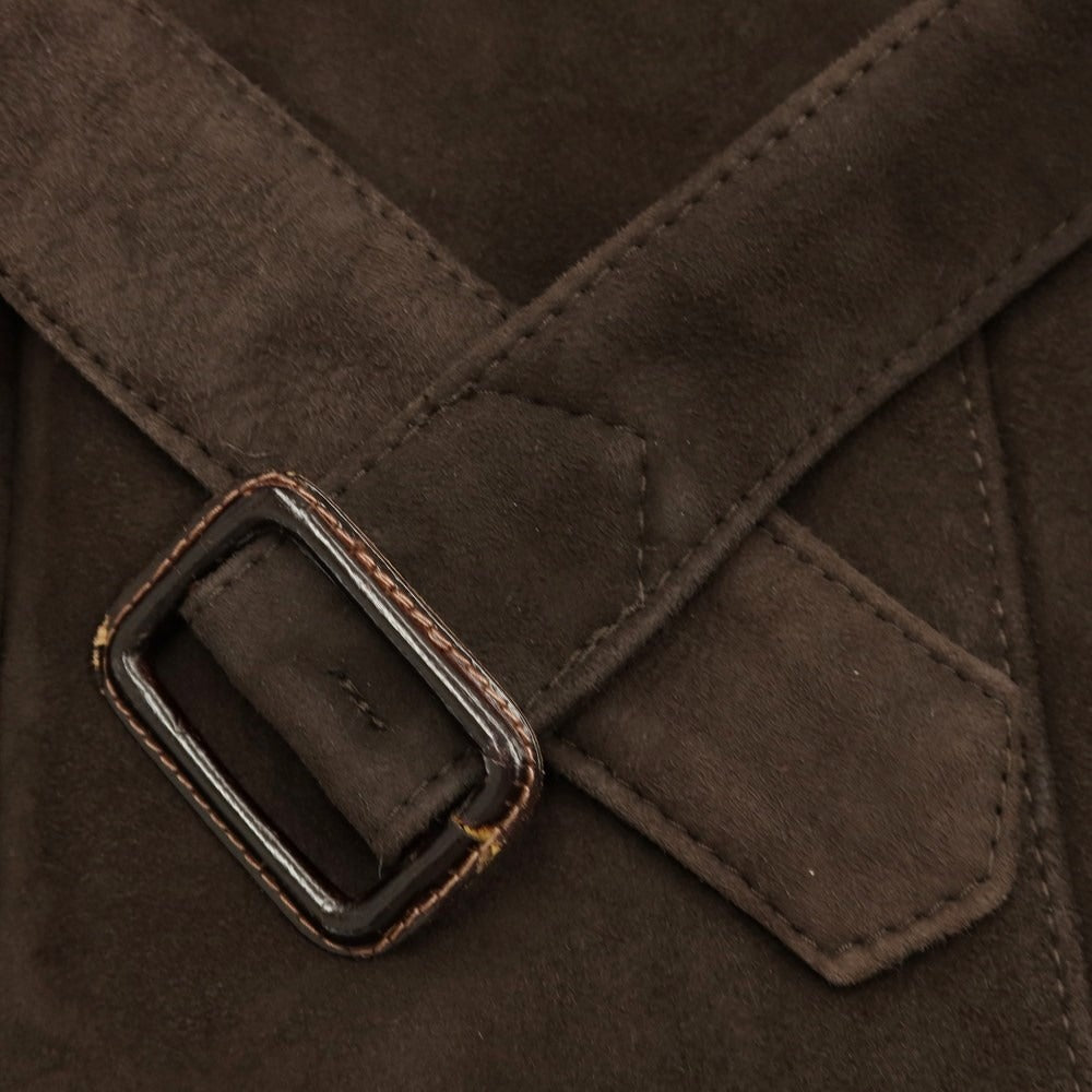 【中古】ブリオーニ Brioni ステンカラーコート
 ダークブラウン【サイズM/50】【BRW】【A/W】【状態ランクB】【メンズ】
【778777】