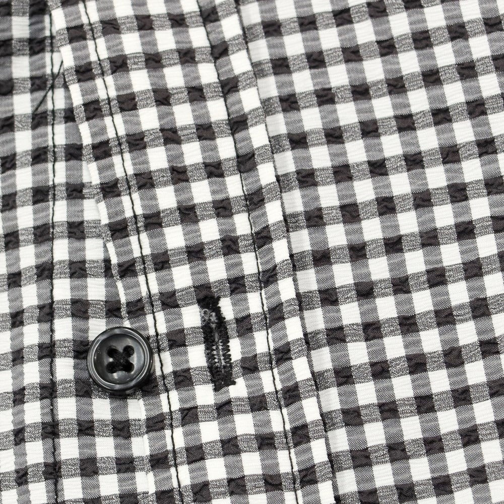 【中古】インヘリット INHERIT 半袖シャツ
 ブラックxホワイト【サイズL】【BLK】【S/S】【状態ランクB】【メンズ】
【769573】 CPD