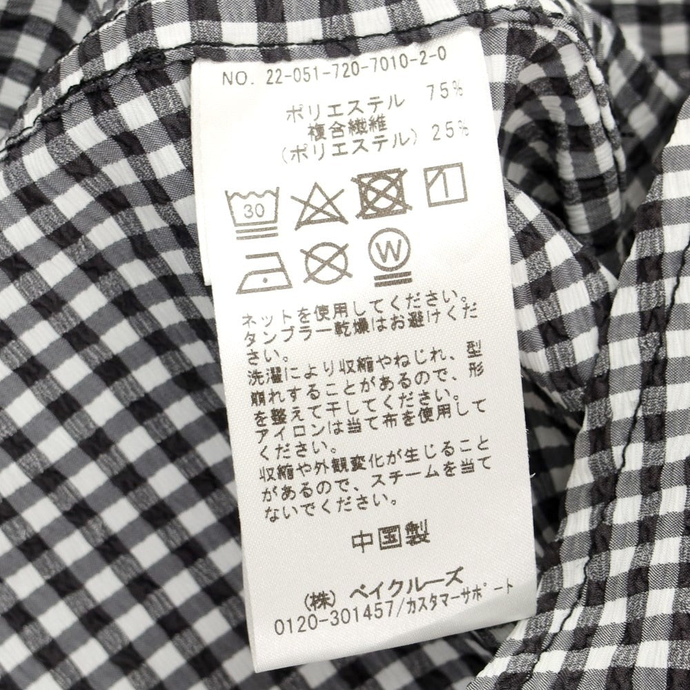 【中古】インヘリット INHERIT 半袖シャツ
 ブラックxホワイト【サイズL】【BLK】【S/S】【状態ランクB】【メンズ】
【769573】 CPD