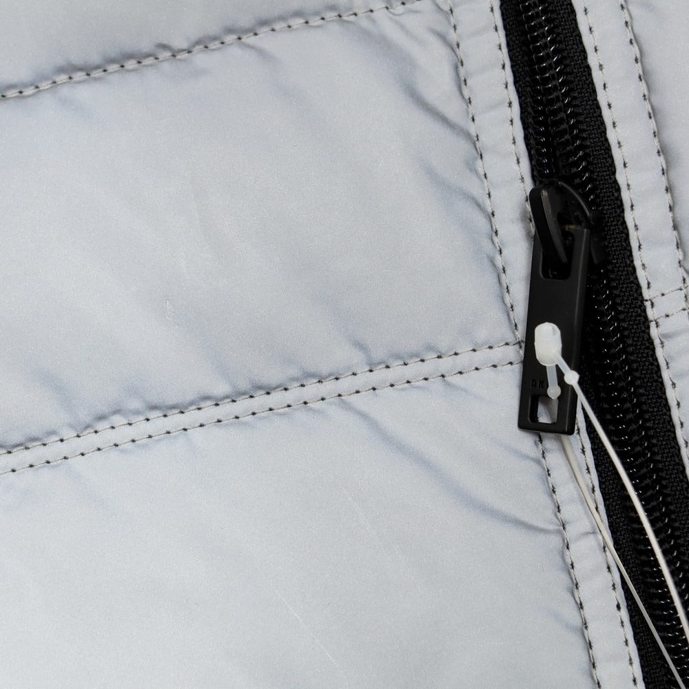 【中古】ディーケーエヌワイ DKNY 中綿ブルゾン
 グレー(シルバー)【サイズXL】【GRY】【A/W】【状態ランクB】【メンズ】
【769892】 APD