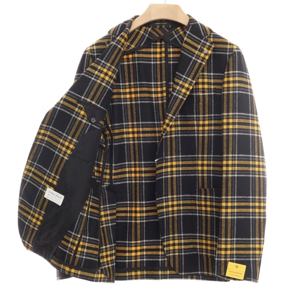 【新品】タリアトーレ TAGLIATORE テーラードジャケット
ブラックxイエローxグレー【サイズ48】【BLK】【A/W】【状態ランクN】【メンズ】
【769880】 APD