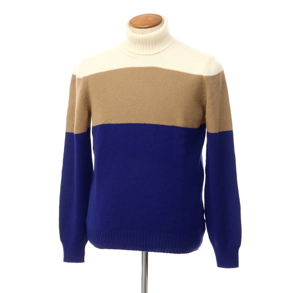 【新品】タリアトーレ TAGLIATORE プルオーバーニット
ロイヤルブルー系xブラウンベージュxオフホワイト【サイズ50】【BLU】【A/W】【状態ランクN】【メンズ】
【769874】 APD