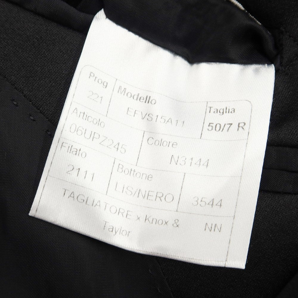 【中古】タリアトーレ TAGLIATORE フォーマルスーツ
ブラック【サイズ50】【BLK】【A/W】【状態ランクA】【メンズ】
【769797】 APD