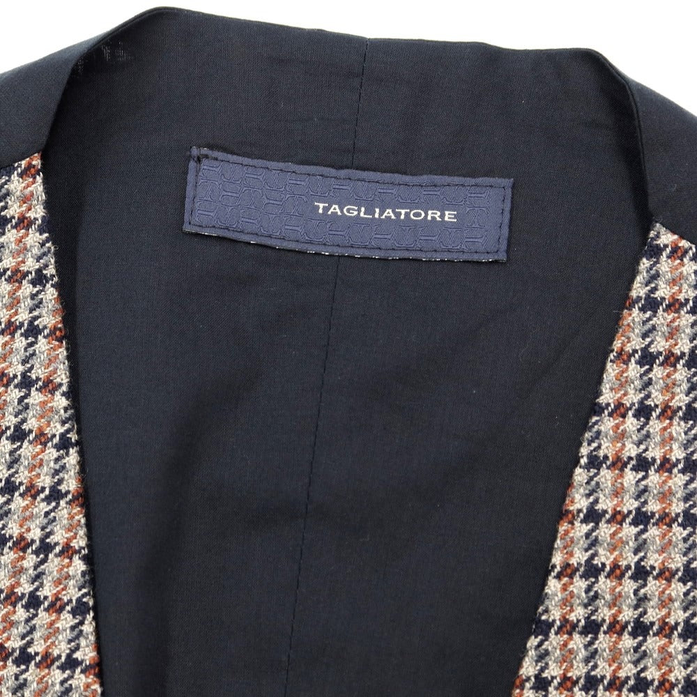 【新品】タリアトーレ TAGLIATORE BRIAN/F カジュアル系ジレ
 グレージュxブラウン【サイズ48】【BEI】【A/W】【状態ランクN】【メンズ】
【769877】 APD