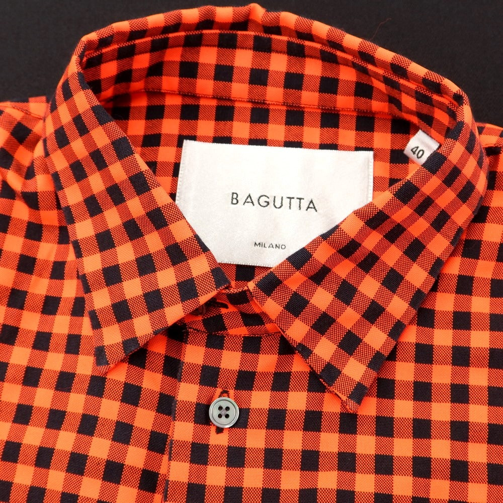 【新品】バグッタ Bagutta カジュアルシャツ
ブラックxオレンジレッド【サイズ40】【RED】【S/S/A/W】【状態ランクN】【メンズ】
【769595】 CPD
