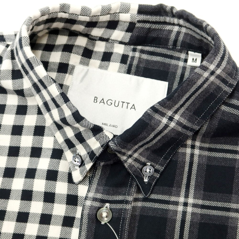 【新品】バグッタ Bagutta カジュアルシャツ
ブラックxホワイト【サイズM】【BLK】【S/S/A/W】【状態ランクN】【メンズ】
【769591】 CPD