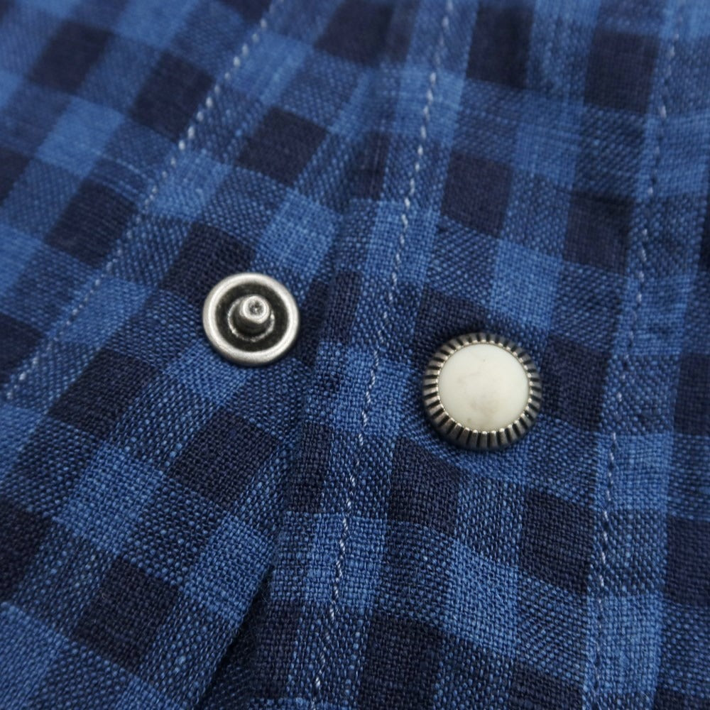 【新品】バグッタ Bagutta カジュアルシャツ
 ネイビー【サイズM】【NVY】【S/S】【状態ランクN】【メンズ】
【769571】 CPD