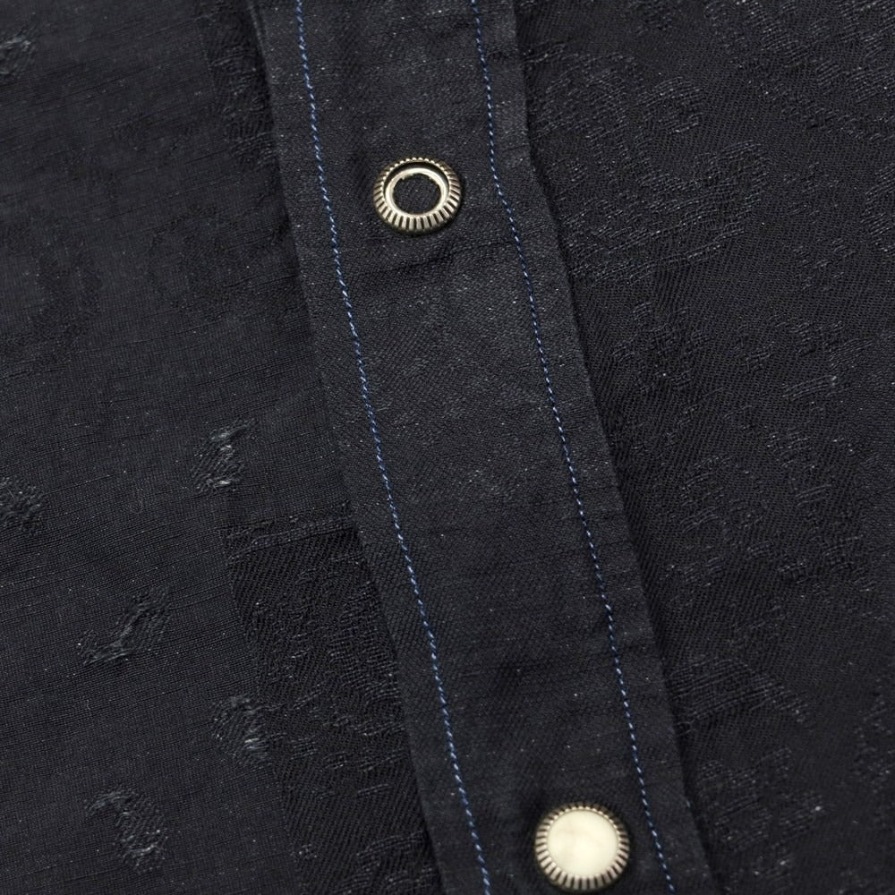 【新品アウトレット】バグッタ Bagutta カジュアルシャツ
 ダークネイビー【サイズ40】【NVY】【S/S】【状態ランクN-】【メンズ】
【769585】 CPD