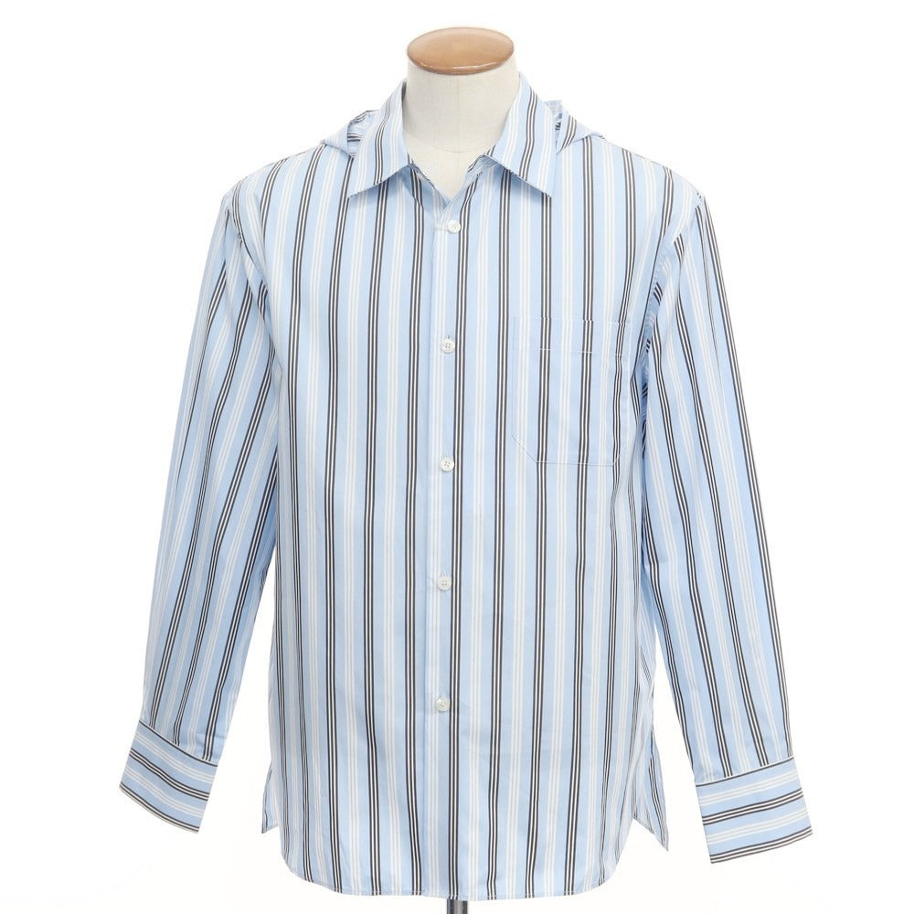 【新品】ピーティートリノ PT TORINO カジュアルシャツ
 ライトブルーxホワイトxブラック【サイズ39】【BLU】【S/S/A/W】【状態ランクN】【メンズ】
【769677】 DPD