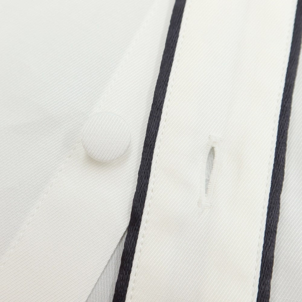 【新品】ピーティートリノ PT TORINO カジュアルシャツ
 ホワイトxブラック【サイズ39】【WHT】【S/S】【状態ランクN】【メンズ】
【769569】 CPD