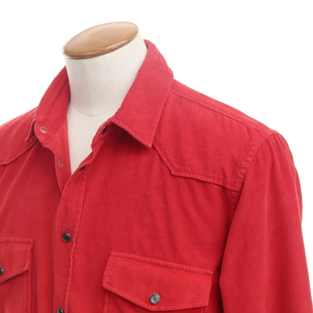 【新品】ピーティートリノ PT TORINO カジュアルシャツ
 レッド【サイズ39】【RED】【S/S/A/W】【状態ランクN】【メンズ】
【769677】 DPD