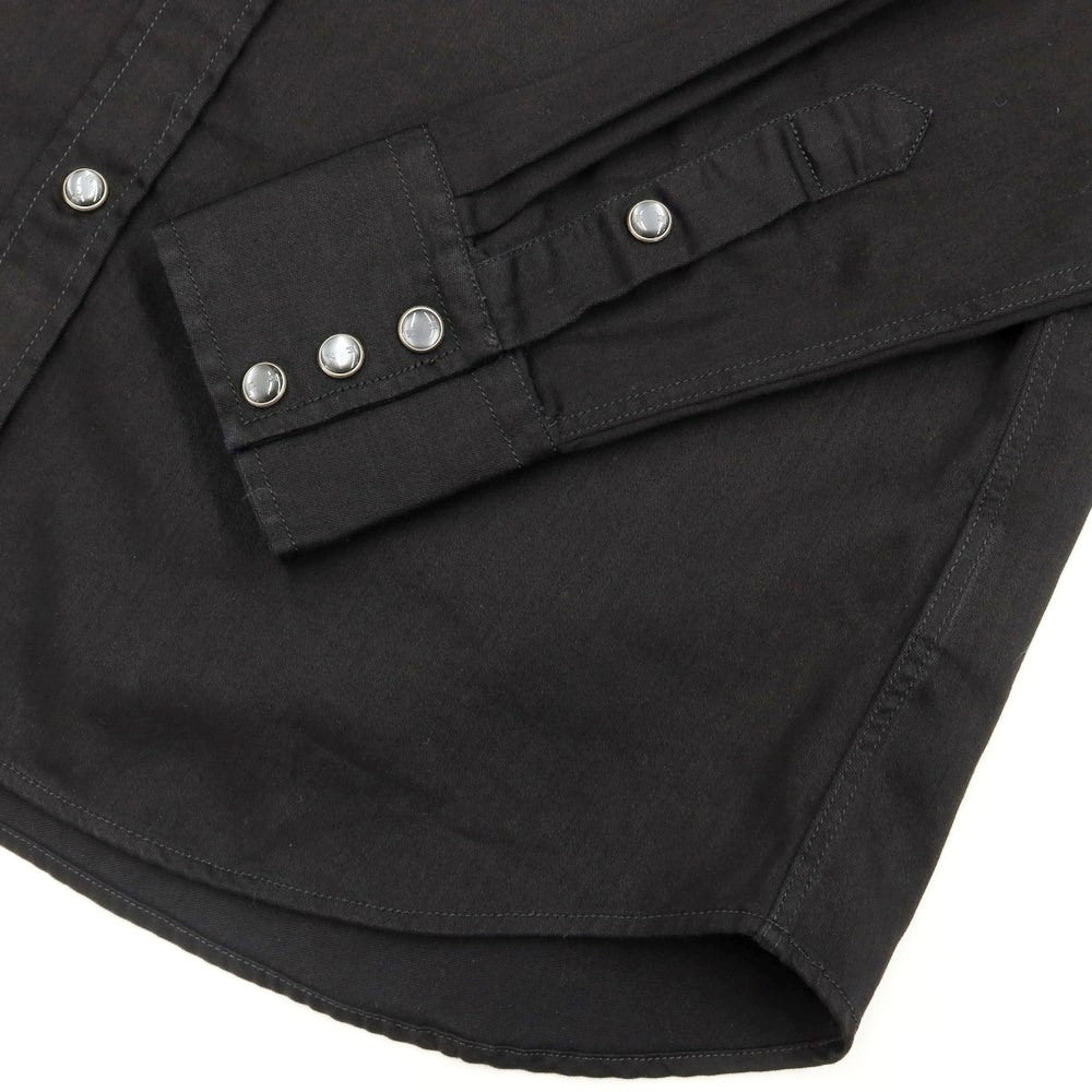 【新品】ピーティートリノ PT TORINO カジュアルシャツ
 ブラック【サイズ37】【BLK】【S/S/A/W】【状態ランクN】【メンズ】
【769676】 DPD