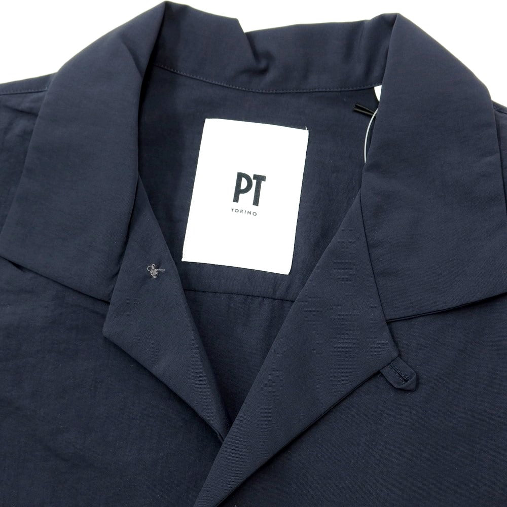 【新品】ピーティートリノ PT TORINO 半袖シャツ
 ネイビー【サイズ40】【NVY】【S/S】【状態ランクN】【メンズ】
【769498】 CPD