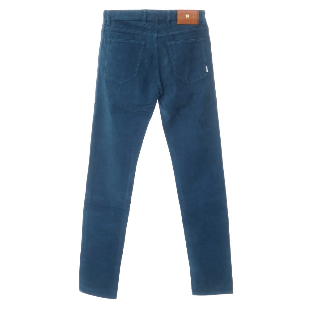 【新品】ピーティートリノ デニム PT TORINO DENIM SWING コットン コーデュロイ 5ポケット パンツ ダークピーコック【サイズ30】【BLU】【A/W】【状態ランクN】【メンズ】【769095】