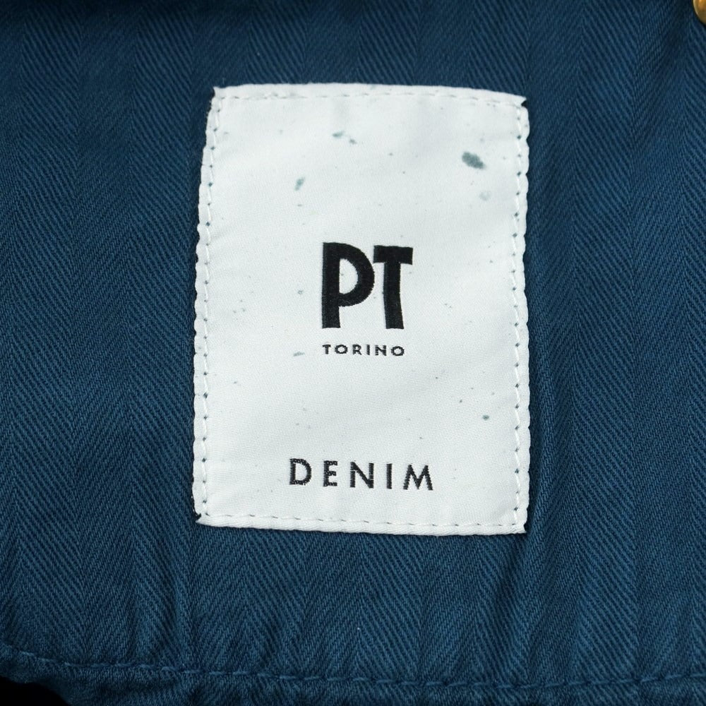 【新品】ピーティートリノ デニム PT TORINO DENIM SWING コットン コーデュロイ 5ポケット パンツ ダークピーコック【サイズ30】【BLU】【A/W】【状態ランクN】【メンズ】【769095】