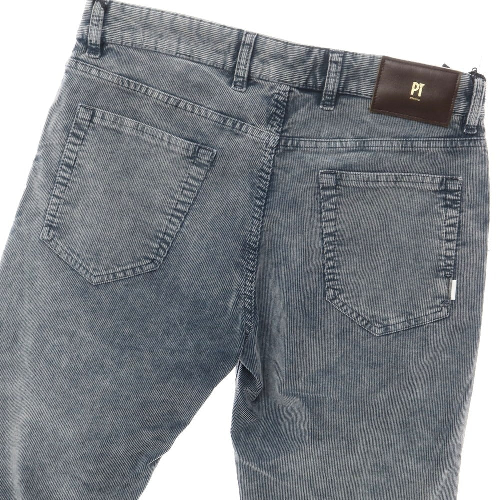 【新品】ピーティートリノ デニム PT TORINO DENIM SWING コットン コーデュロイ 5ポケット パンツ ネイビー系【サイズ32】【NVY】【A/W】【状態ランクN】【メンズ】【769095】