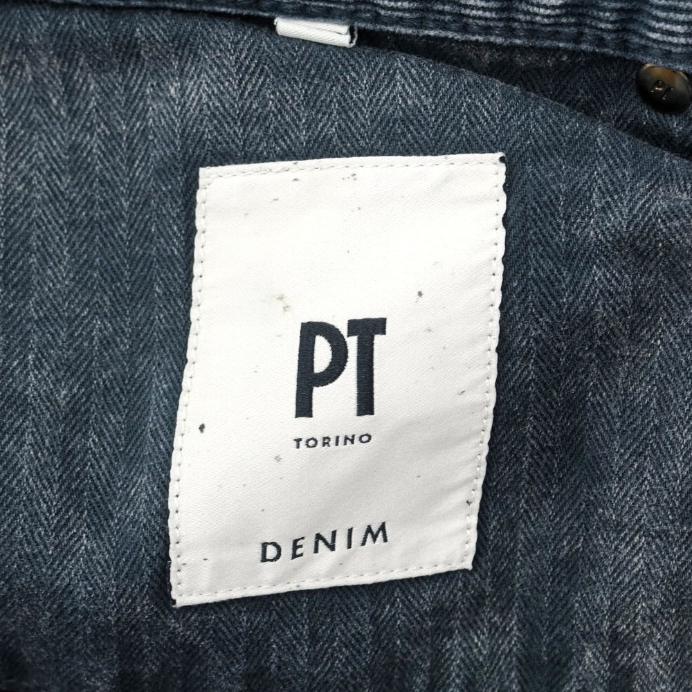 【新品】ピーティートリノ デニム PT TORINO DENIM SWING コットン コーデュロイ 5ポケット パンツ ネイビー系【サイズ32】【NVY】【A/W】【状態ランクN】【メンズ】【769095】
