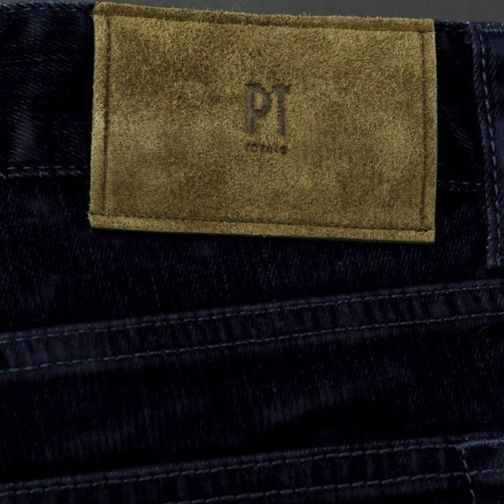 【新品】ピーティートリノ デニム PT TORINO DENIM SWING コットンレーヨン ベロア 5ポケットパンツ ネイビー【サイズ32】【NVY】【A/W】【状態ランクN】【メンズ】【769095】