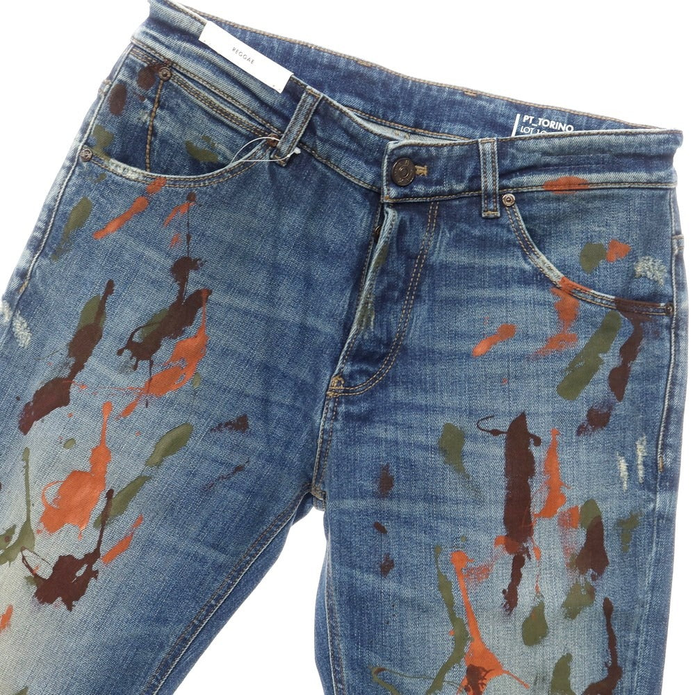 【新品】ピーティートリノ デニム PT TORINO DENIM REGGAE デニムパンツ
 ネイビー【サイズ32】【NVY】【S/S/A/W】【状態ランクN】【メンズ】
【769570】 CPD