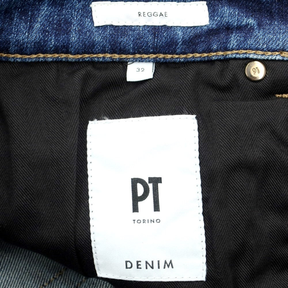 【新品】ピーティートリノ デニム PT TORINO DENIM REGGAE デニムパンツ
 ネイビー【サイズ32】【NVY】【S/S/A/W】【状態ランクN】【メンズ】
【769570】 CPD
