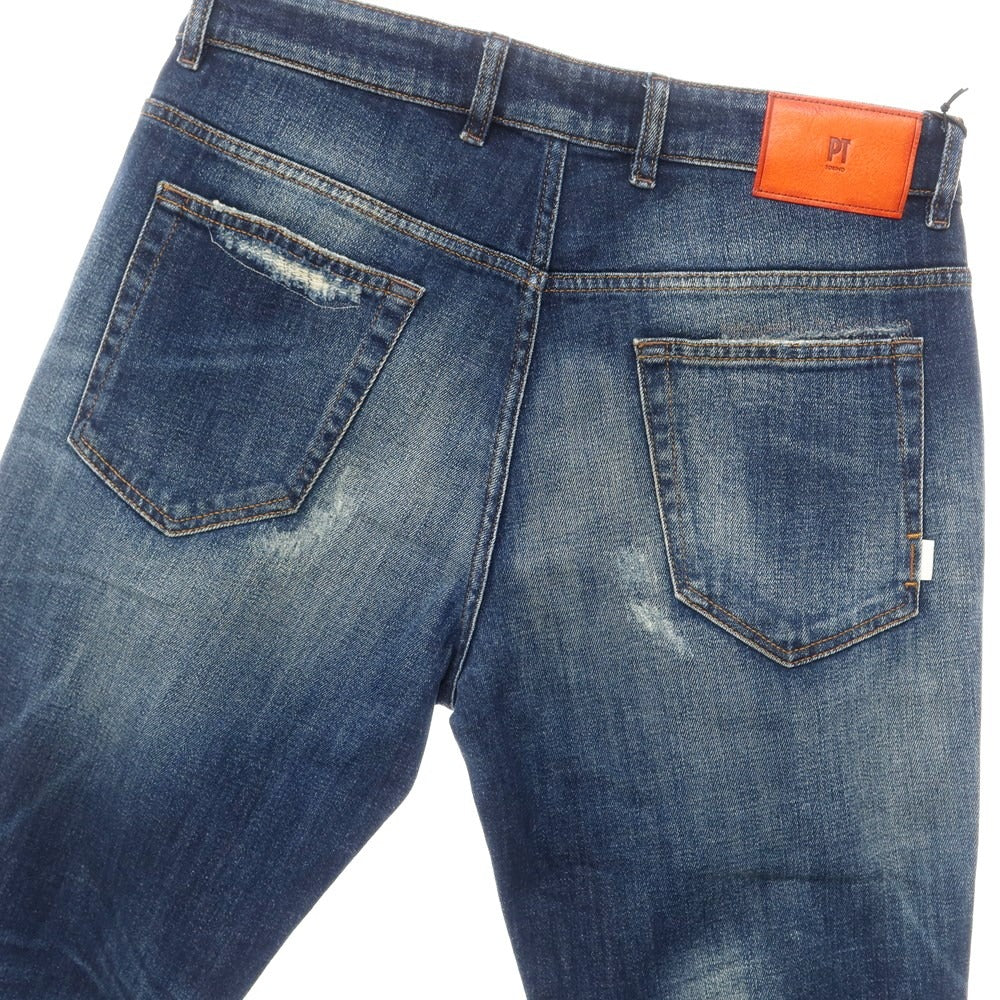 【新品】ピーティートリノ デニム PT TORINO DENIM REGGAE デニムパンツ
ネイビー【サイズ32】【NVY】【S/S/A/W】【状態ランクN】【メンズ】
【769570】 CPD