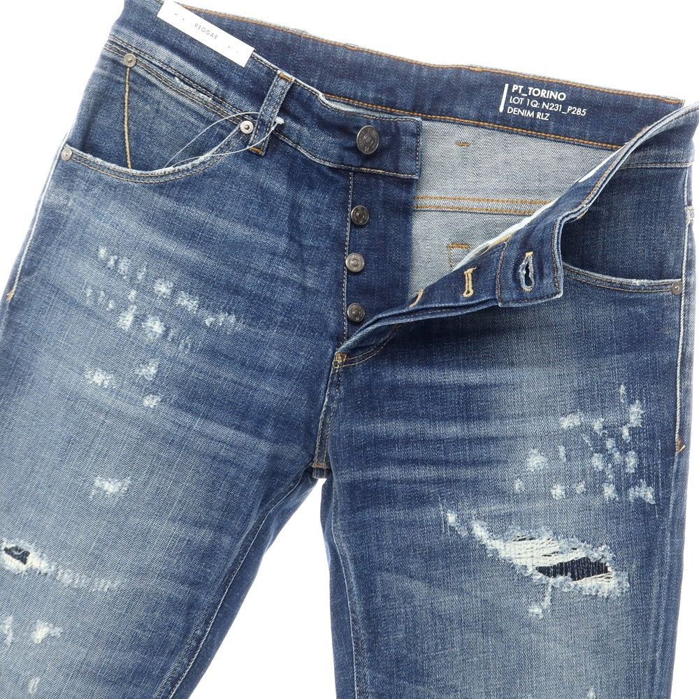 【新品】ピーティートリノ デニム PT TORINO DENIM REGGAE デニムパンツ
 ネイビー【サイズ32】【NVY】【S/S/A/W】【状態ランクN】【メンズ】
【769570】 CPD
