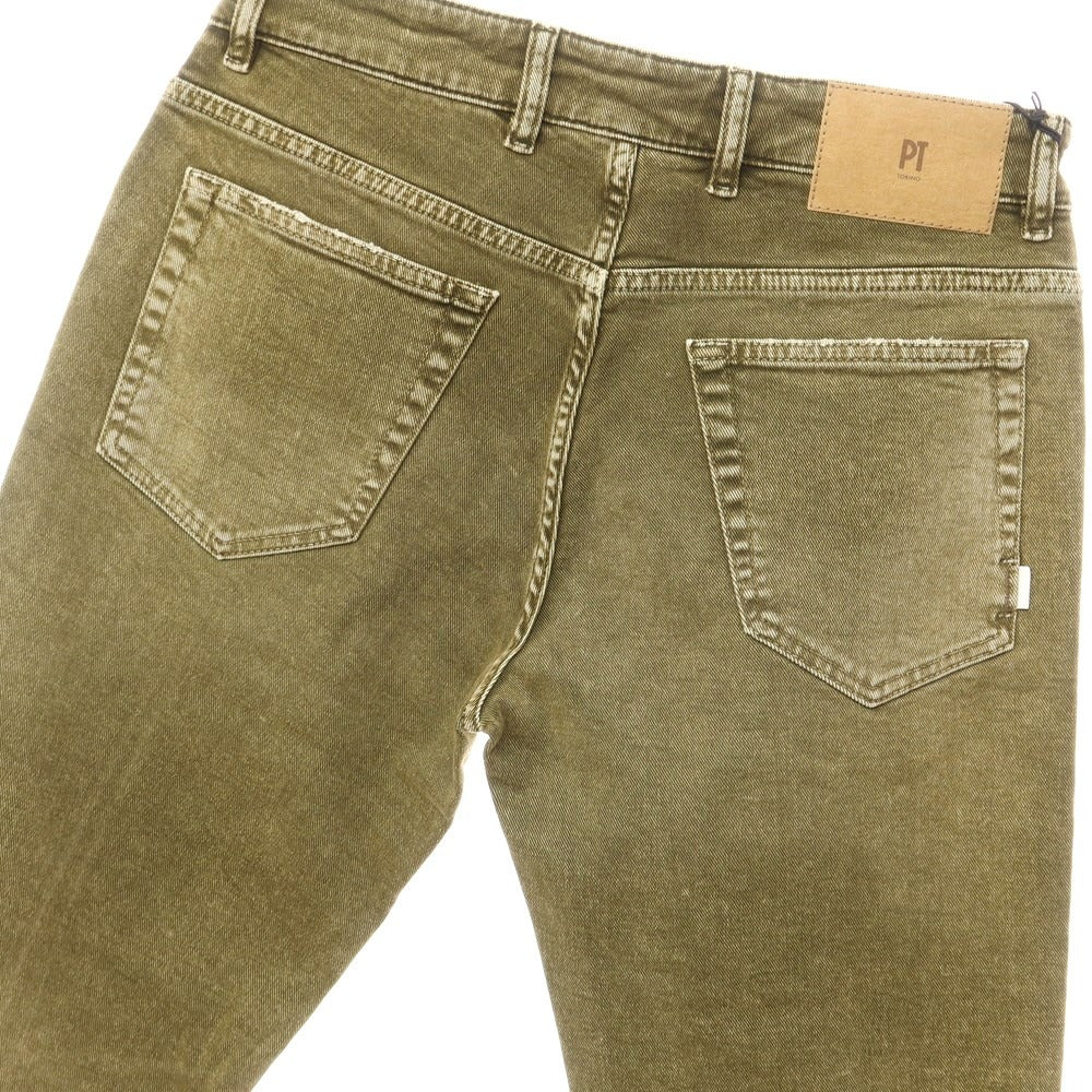 【新品】ピーティートリノ デニム PT TORINO DENIM REGGAE デニムパンツ
 オリーブ【サイズ30】【GRN】【S/S/A/W】【状態ランクN】【メンズ】
【769570】 CPD
