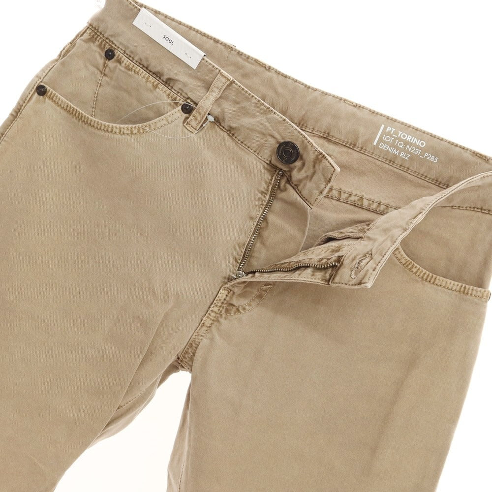 【新品アウトレット】ピーティートリノ デニム PT TORINO DENIM SOUL 5ポケットパンツ
 ベージュ【サイズ32】【BEI】【S/S/A/W】【状態ランクN-】【メンズ】
【769570】 CPD